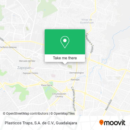 Mapa de Plasticos Traps, S.A. de C.V.