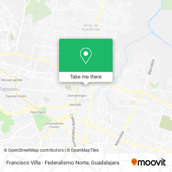Francisco Villa - Federalismo Norte map