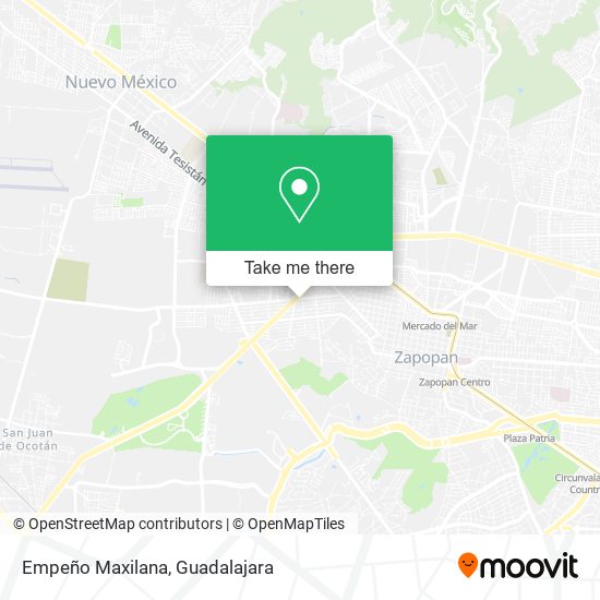 Mapa de Empeño Maxilana