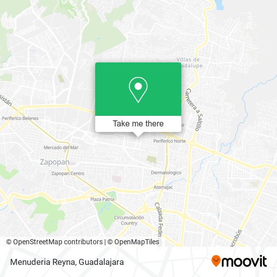 Menuderia Reyna map