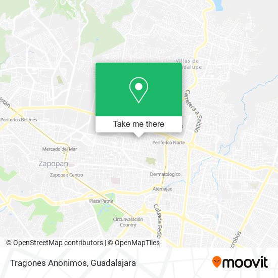 Tragones Anonimos map