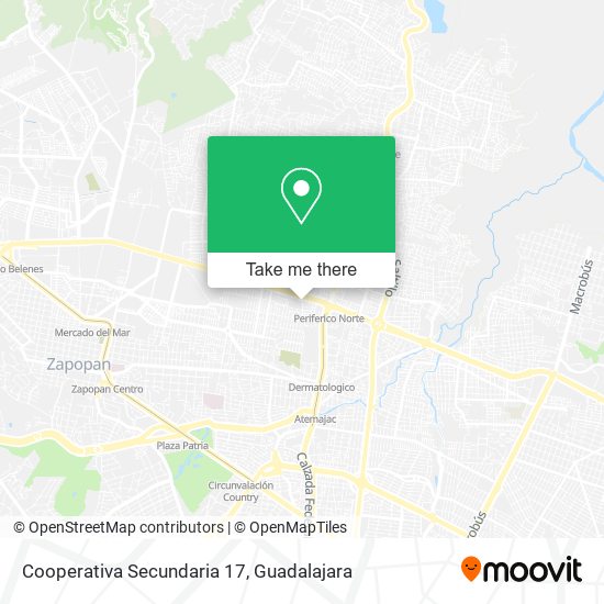 Mapa de Cooperativa Secundaria 17