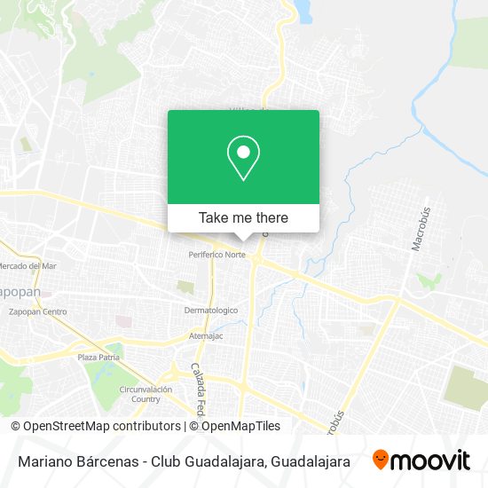 Mariano Bárcenas - Club Guadalajara map