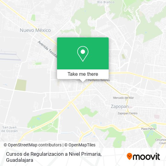 Mapa de Cursos de Regularizacion a Nivel Primaria