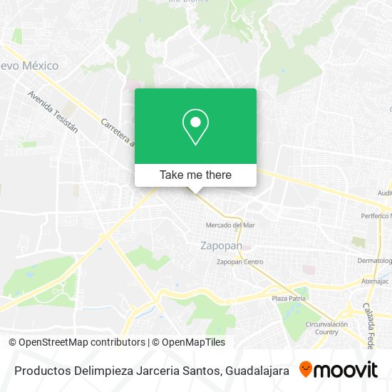 Productos Delimpieza Jarceria Santos map