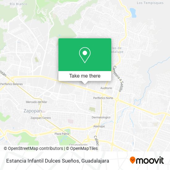 Estancia Infantil Dulces Sueños map