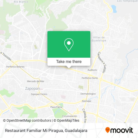 Mapa de Restaurant Familiar Mi Piragua