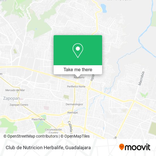 Club de Nutricion Herbalife map
