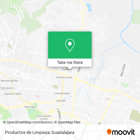 Productos de Limpieza map