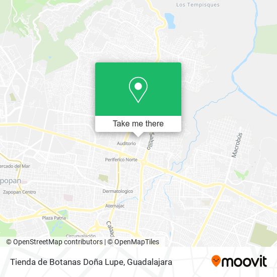 Mapa de Tienda de Botanas Doña Lupe