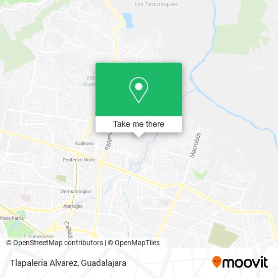 Tlapaleria Alvarez map