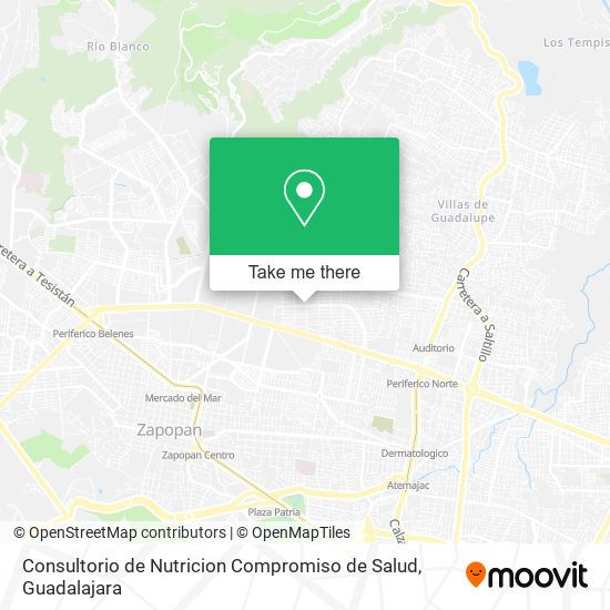Consultorio de Nutricion Compromiso de Salud map