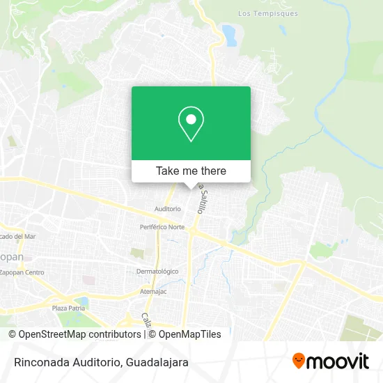 Rinconada Auditorio map