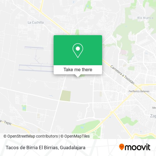 Mapa de Tacos de Birria El Birrias