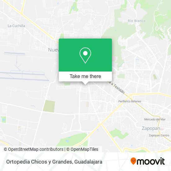 Ortopedia Chicos y Grandes map