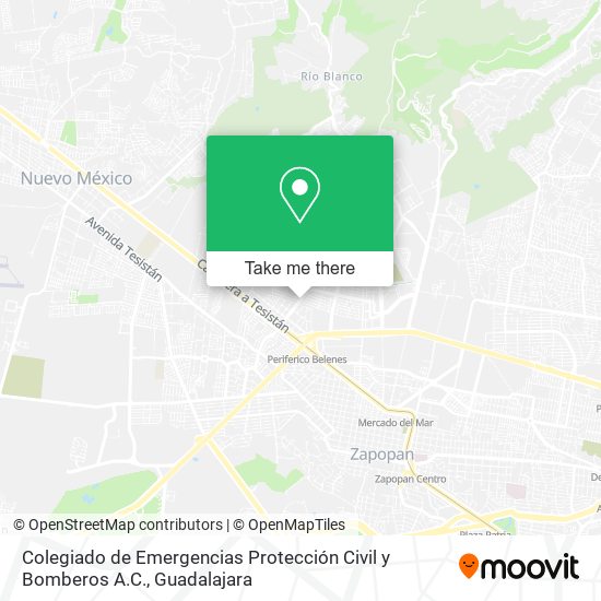 Colegiado de Emergencias Protección Civil y Bomberos A.C. map
