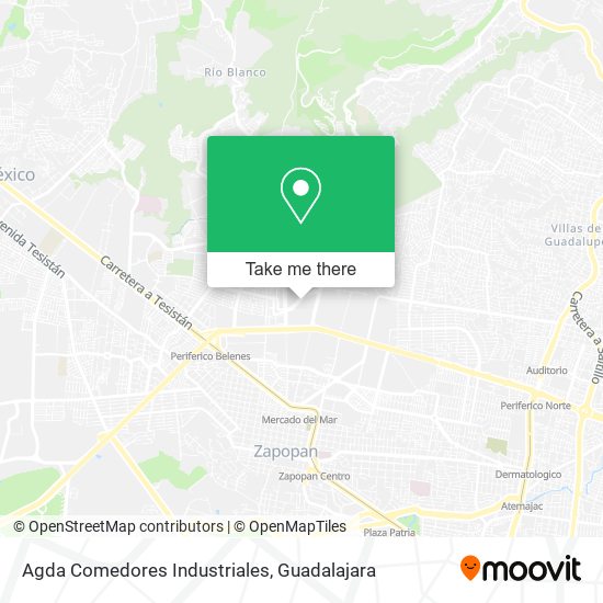 Agda Comedores Industriales map