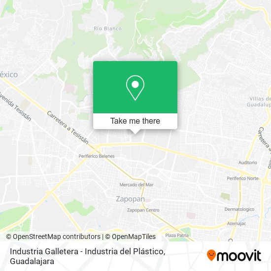 Mapa de Industria Galletera - Industria del Plástico