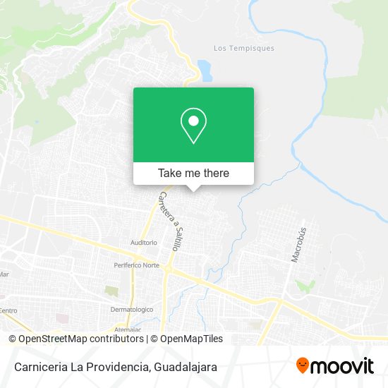 Mapa de Carniceria La Providencia