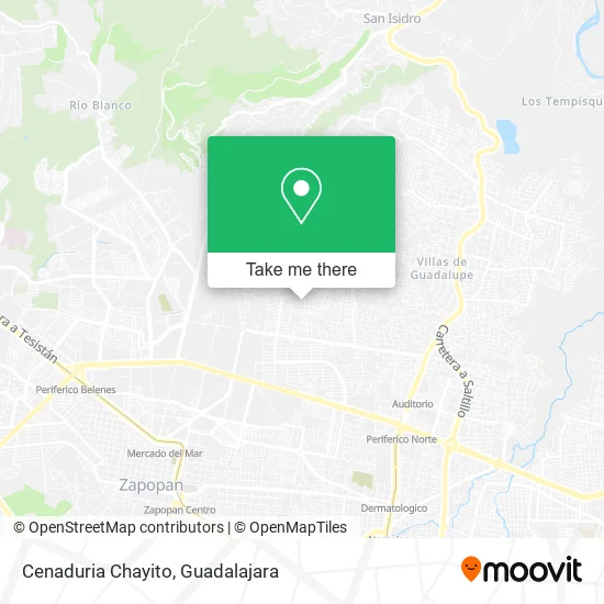 Cenaduria Chayito map