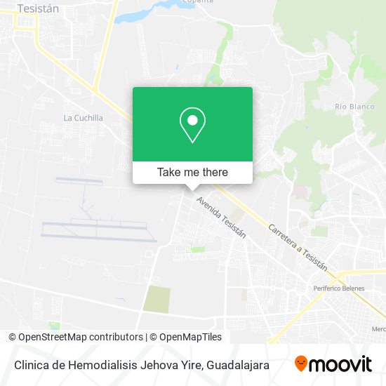 Clinica de Hemodialisis Jehova Yire map