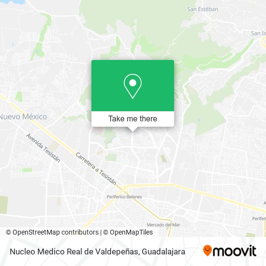 Nucleo Medico Real de Valdepeñas map