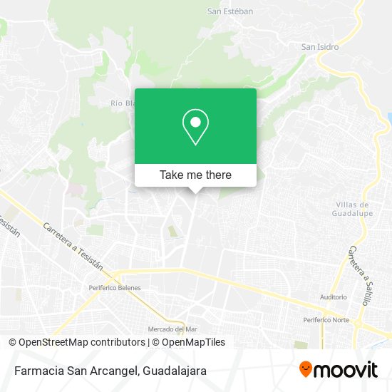 Mapa de Farmacia San Arcangel