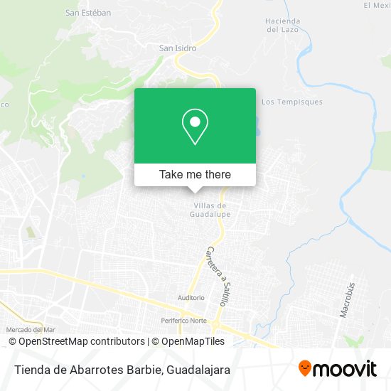 Tienda de Abarrotes Barbie map