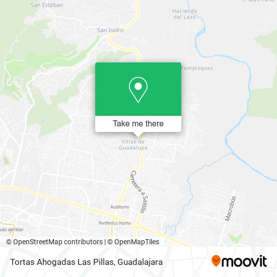 Tortas Ahogadas Las Pillas map