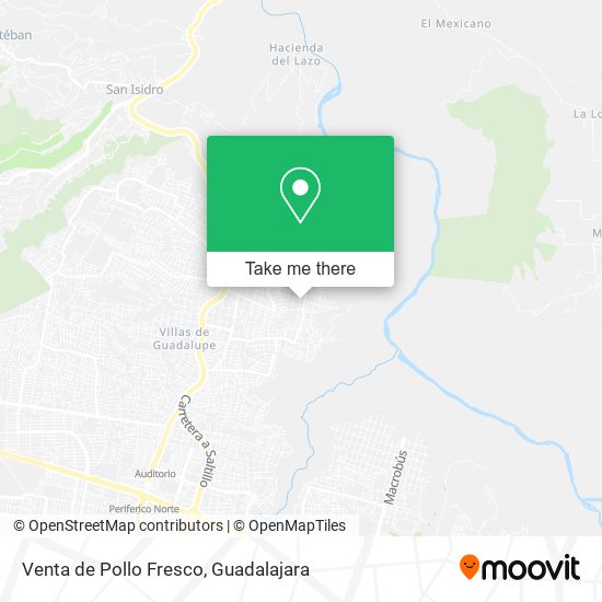 Mapa de Venta de Pollo Fresco