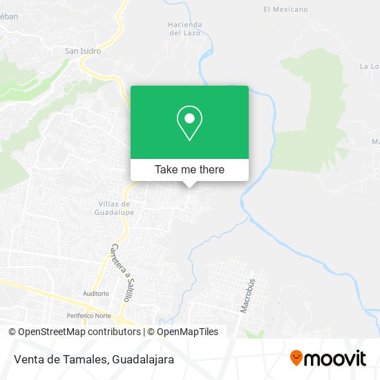 Mapa de Venta de Tamales