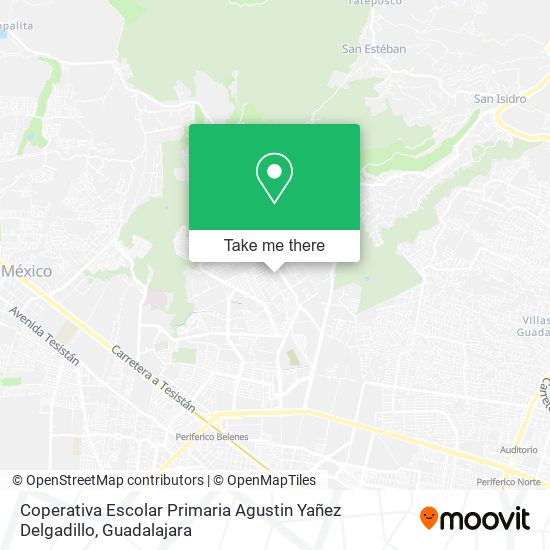 Coperativa Escolar Primaria Agustin Yañez Delgadillo map