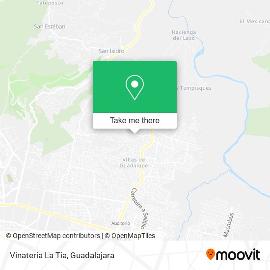 Mapa de Vinateria La Tia