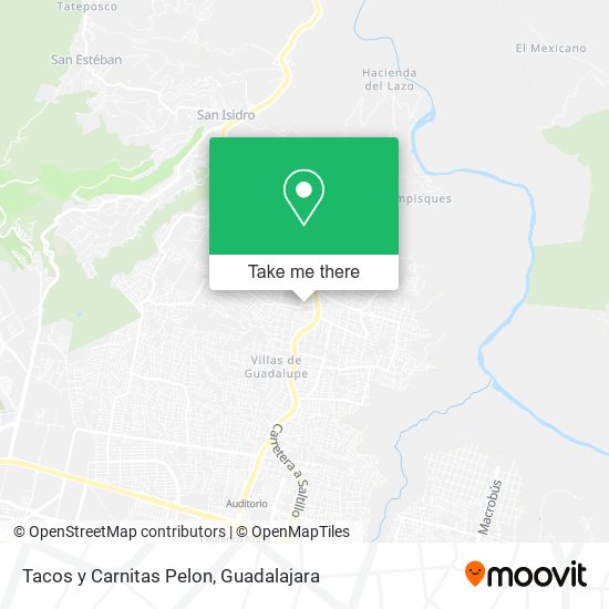 Tacos y Carnitas Pelon map