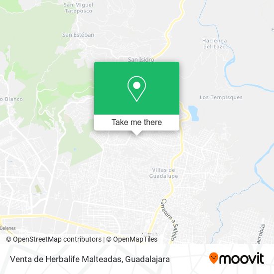 Venta de Herbalife Malteadas map