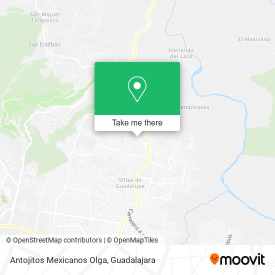 Antojitos Mexicanos Olga map