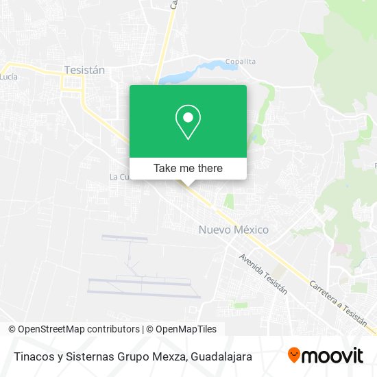 Mapa de Tinacos y Sisternas Grupo Mexza