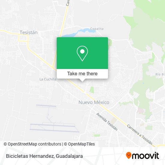 Bicicletas Hernandez map