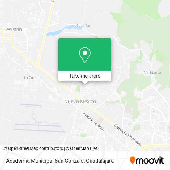 Academia Municipal San Gonzalo map