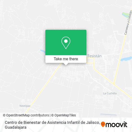 Centro de Bienestar de Asistencia Infantil de Jalisco map