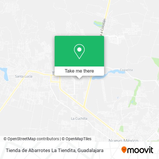 Mapa de Tienda de Abarrotes La Tiendita