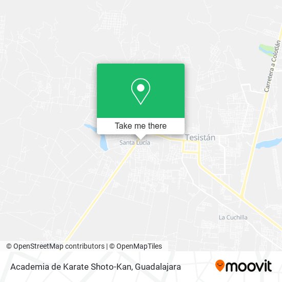 Academia de Karate Shoto-Kan map