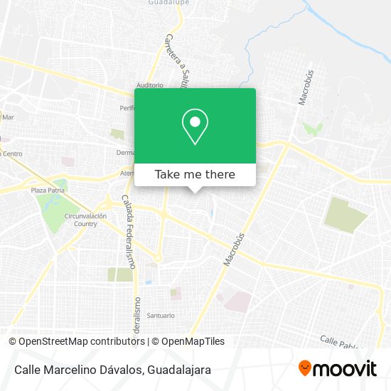 Calle Marcelino Dávalos map