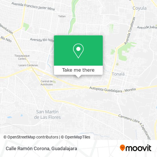 Mapa de Calle Ramón Corona