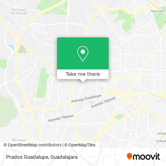 Mapa de Prados Guadalupe