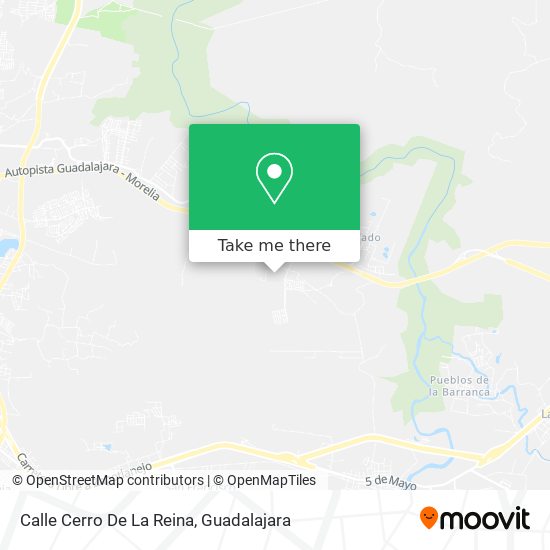 Mapa de Calle Cerro De La Reina