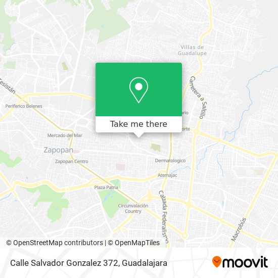Calle Salvador Gonzalez 372 map