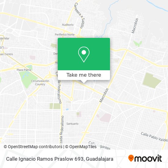 Calle Ignacio Ramos Praslow 693 map