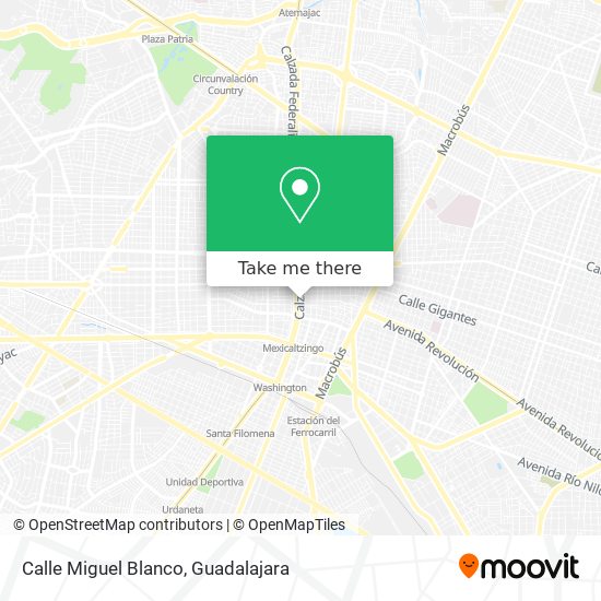 Mapa de Calle Miguel Blanco