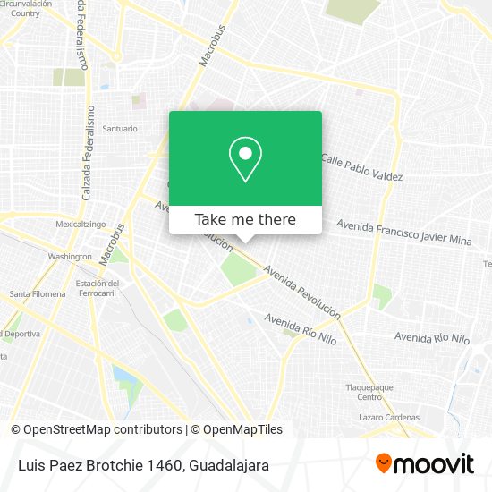 Luis Paez Brotchie 1460 map